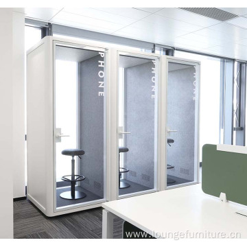 Modern design privacy acoustic soundproof office phone booth